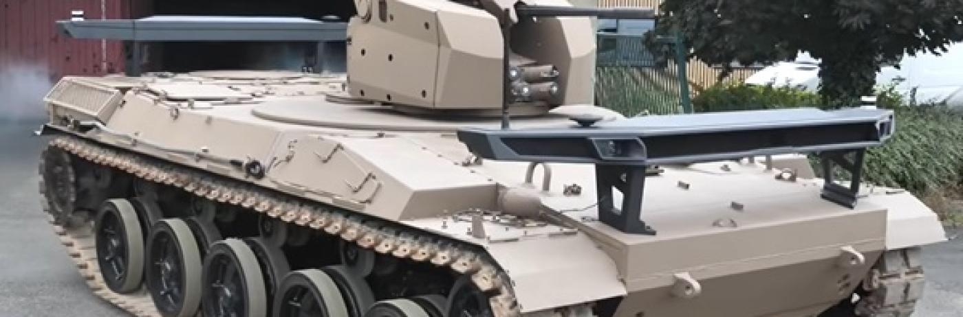 A doua viață: Bătrânele tancuri AMX-30, transformate în drone terestre. Francezii i-au pus tancului și un tun de 25 mm