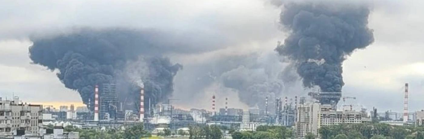 Rafinăria de petrol din Moscova, scoasă din uz de aviația fără pilot a Ucrainei: Sistemele antiaeriene ruse au cedat în fața celui de-al doilea atac din această săptămână
