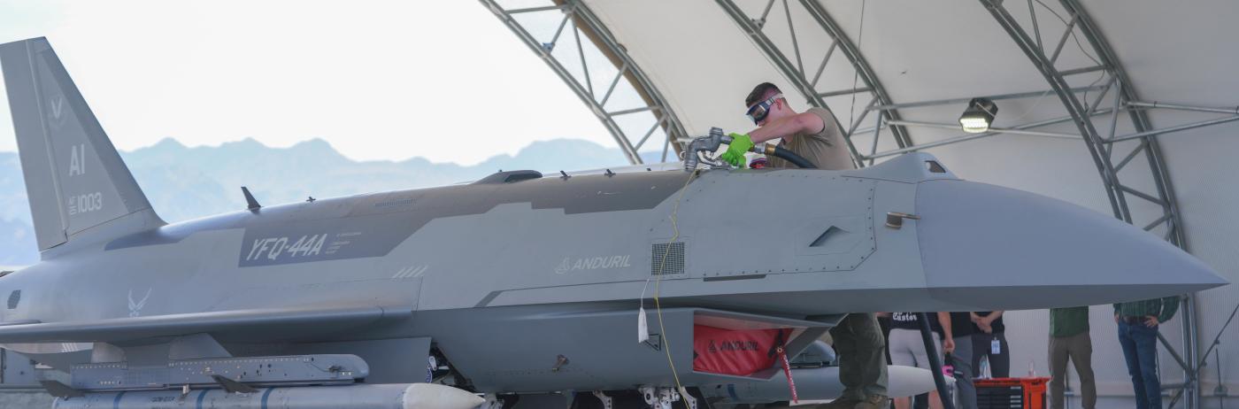 Dronele avion FQ-44A Fury, pe repede înainte? După ce a lansat în premieră o rachetă AIM-120, în SUA s-a ridicat prima fabrică unde deja a început producția