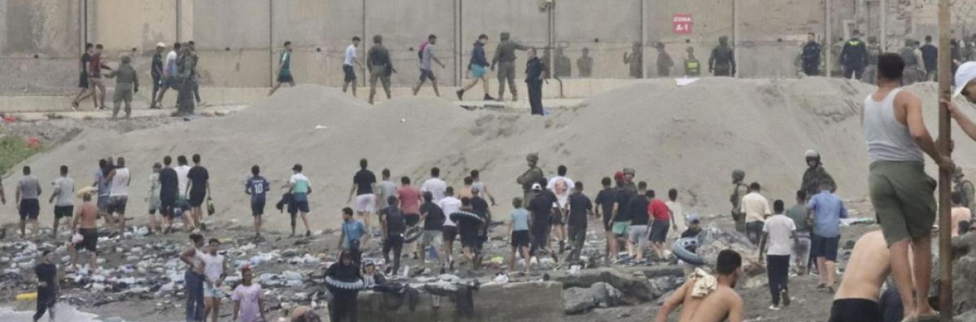 Criza din Ceuta: Franța desfășoară trupe la frontieră, în timp ce Italia suspendă acordul Schengen cu Spania