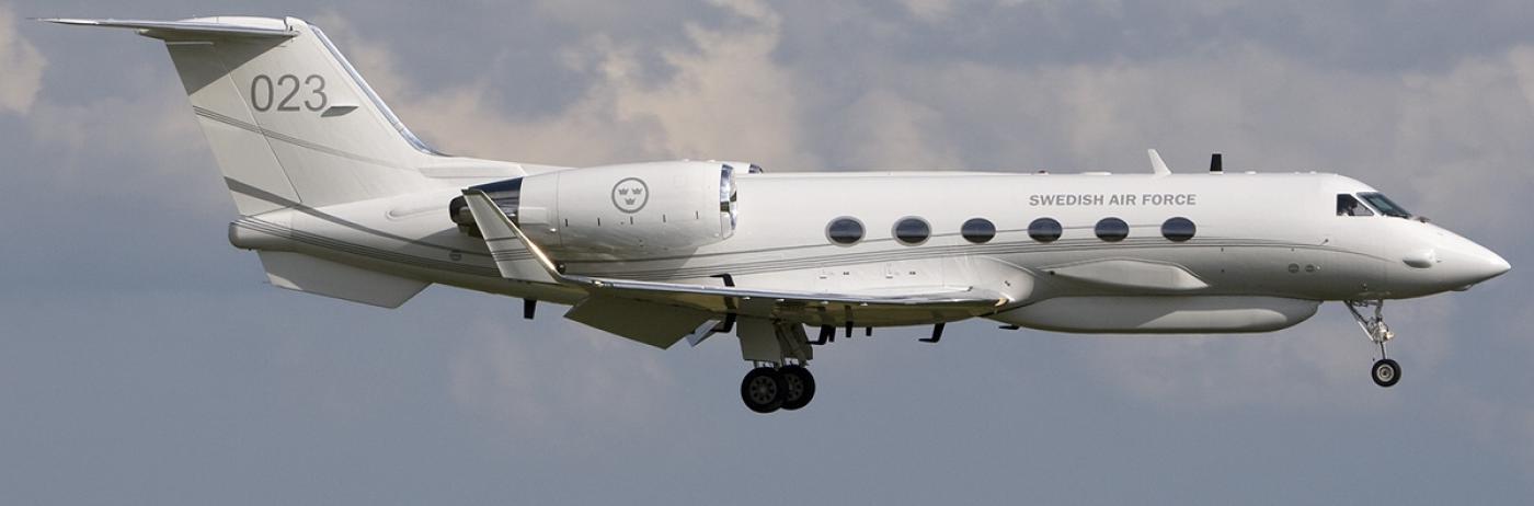 Suedia pune umărul la protejarea Mării Negre: Un avion Gulfstream S102B a scanat pozițiile trupelor ruse din regiune