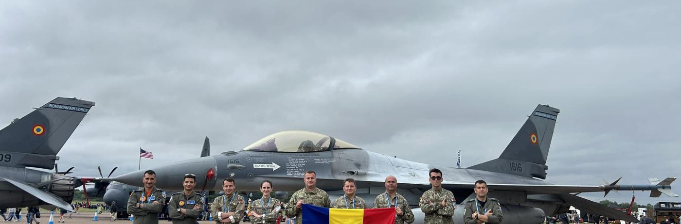 Piloții români de F-16 dețin recordul de drone angajate. Radu Oprea: Cinci drone doborâte deasupra sau proximitatea României, a șasea în spațiul aliat