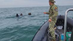 Scafandrii militari români au neutralizat mina marină eșuată pe plaja Midia