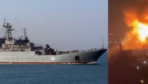 Trei dintr-o lovitură: Ucrainenii au lovit simultan în Crimeea navele de desant ruse Yama și Azov, dar și una încă neidentificată. Marina Rusiei continuă să fie „hărțuită” de drone