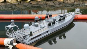 Identificarea tehnică a dronei maritime de la Constanța: Caracteristicile tehnice care indică prezența unei drone navale ucrainene din clasa grea SeaBaby (FOTO)