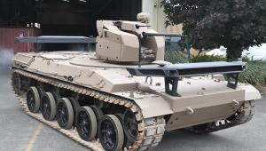 A doua viață: Bătrânele tancuri AMX-30, transformate în drone terestre. Francezii i-au pus tancului și un tun de 25 mm