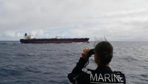 Marina franceză a interceptat un petrolier rusesc al “flotei din umbră”, care naviga sub steag fals