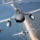 Două Eurofighter italiene și două F-16 românești au fost ridicate, după ce drone rusești s-au apropiat de frontiera României
