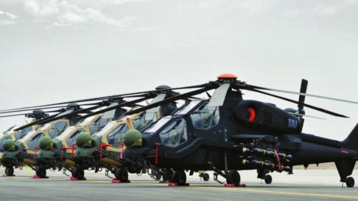 Turcia încheie un contract cu Pakistanul pentru vânzarea a 30 de elicoptere de atac