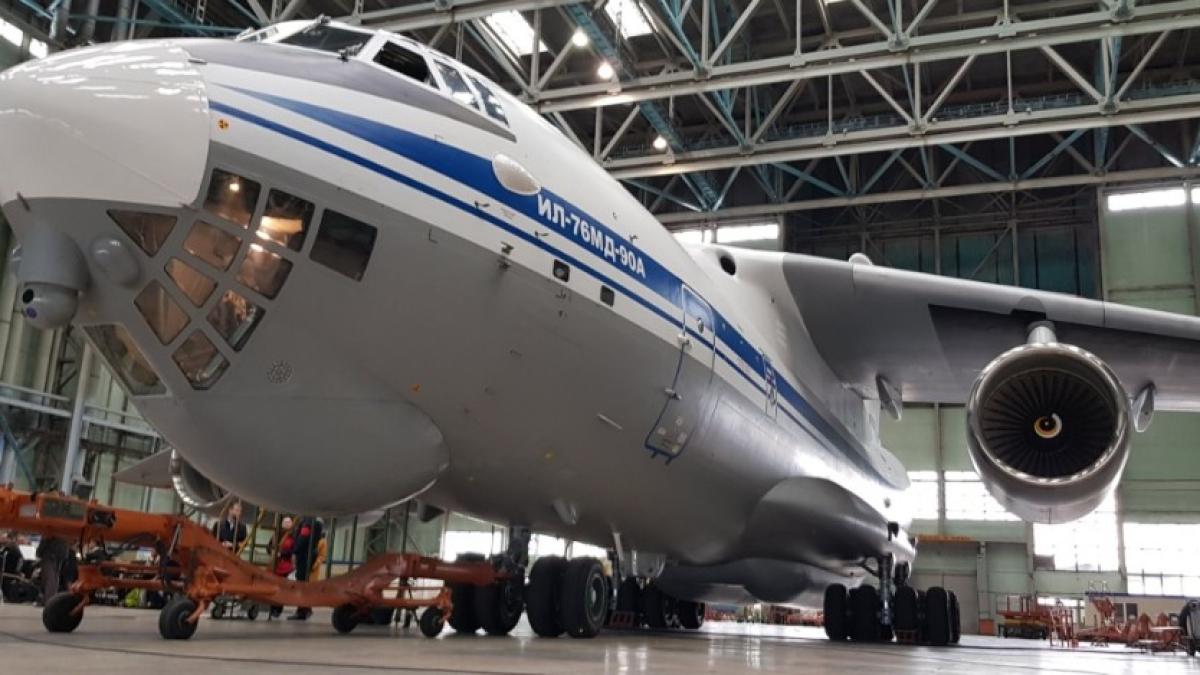 Forțele Aerospaţiale ale Federației Ruse au primit primul avion Il-76MD-90A (Video)