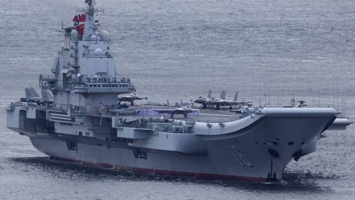 China. Primul portavion proiectat şi dezvoltat indigen, testat pe mare (Video)