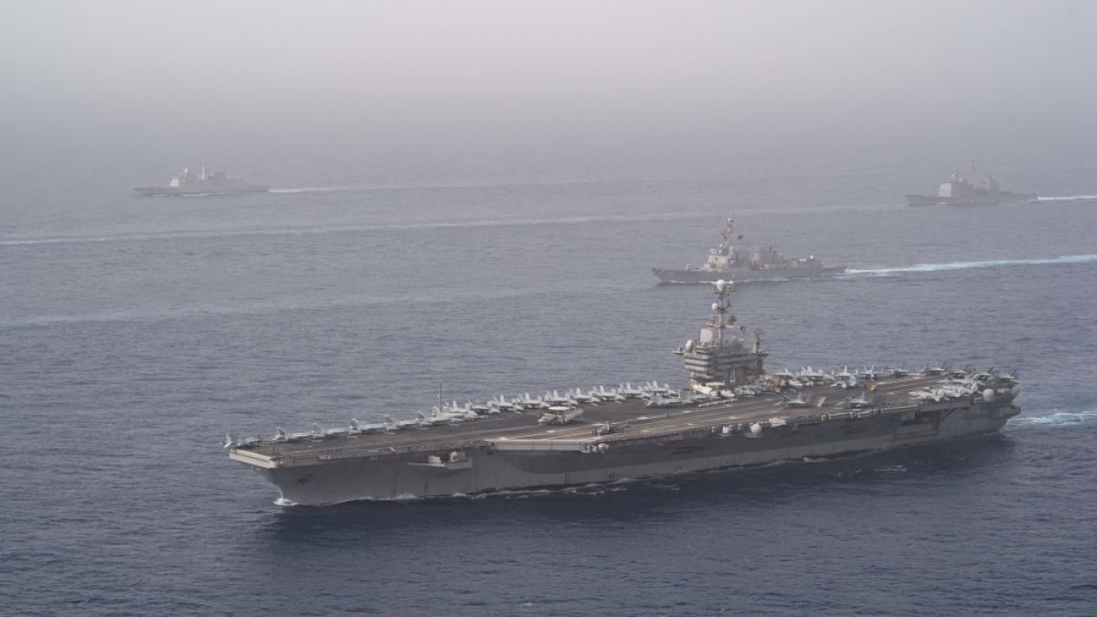 Armata Statelor Unite a defăşurat două portavioane în Marea Mediterană-Video