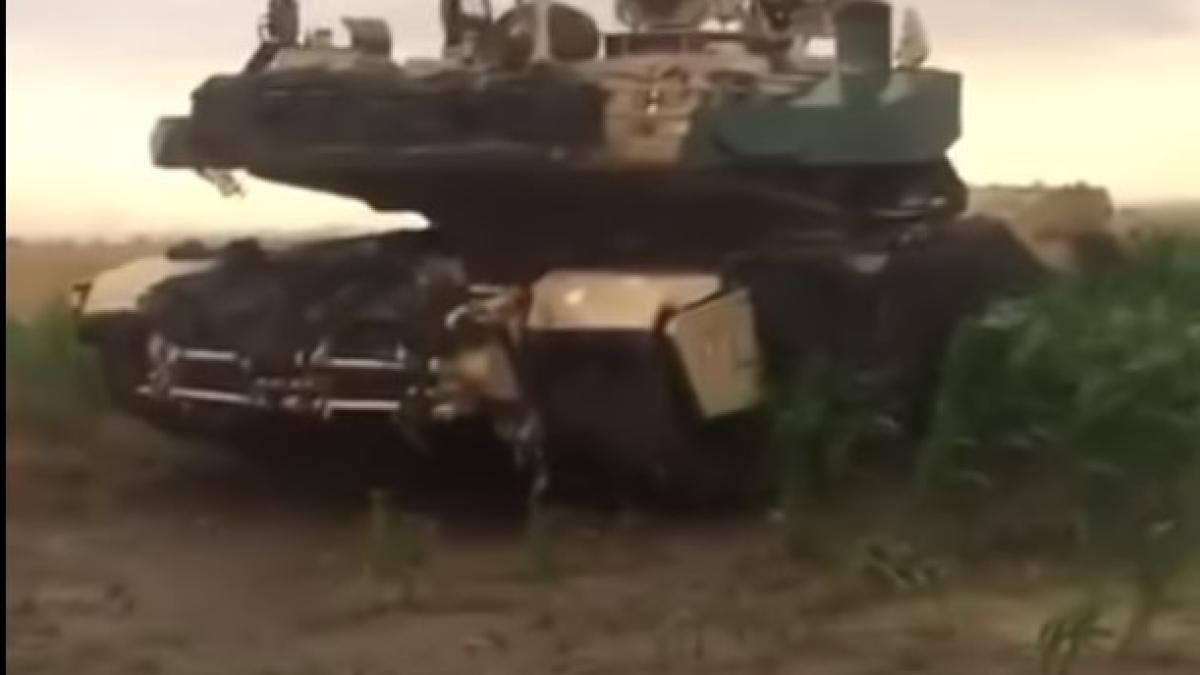 Tanc NATO în lanul de orz. Militari ai US Army au primit coordonatele greșite și au intrat pe un câmp din Fetești - VIDEO
