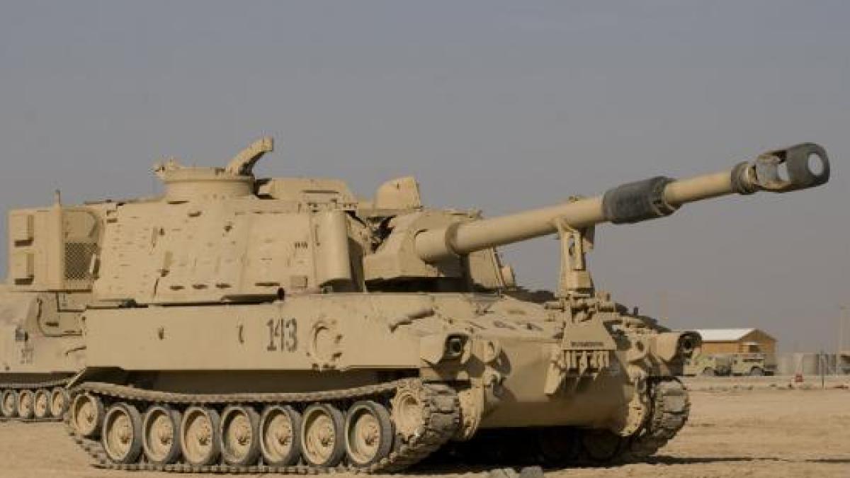 BAE Systems va modifica artileria autopropulsată Paladin M109A7 - Video