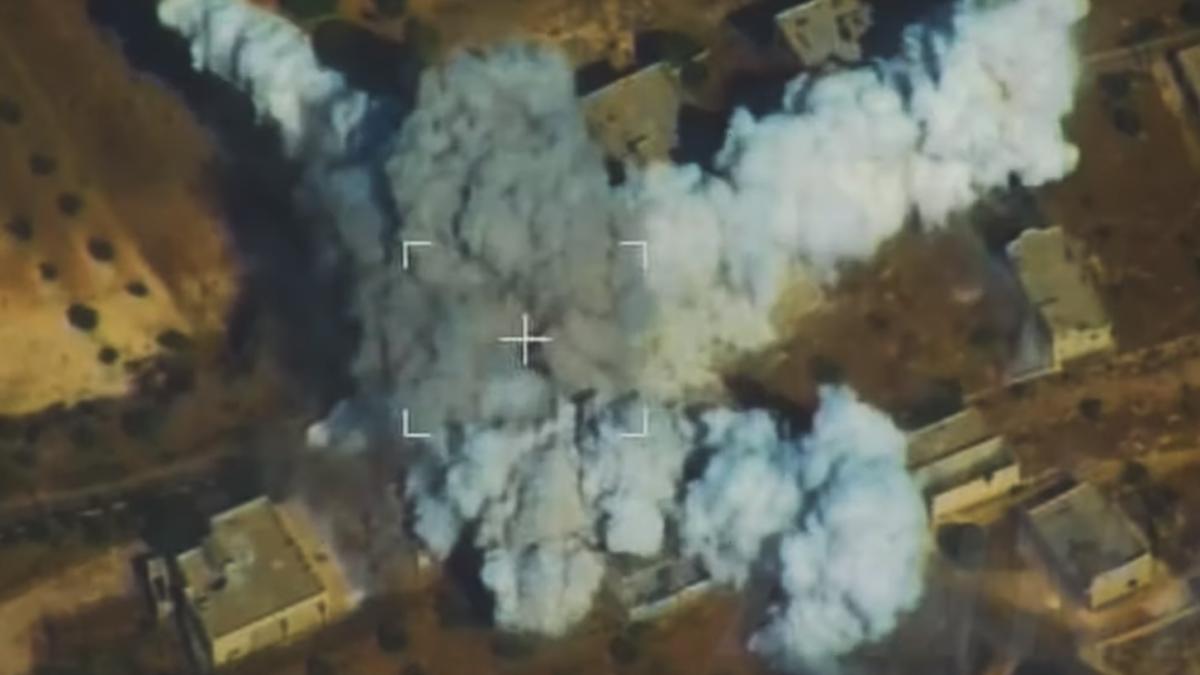 Aviația rusă a efectuat un bombardament asupra forțelelor de opoziție ale regimului Bashar al Assad  - Video 