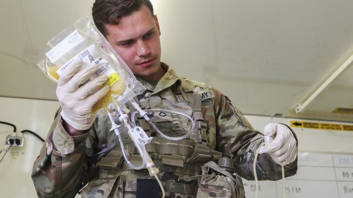 US Army testează metode de transport pentru a livra plasma de sânge pe câmpul de luptă