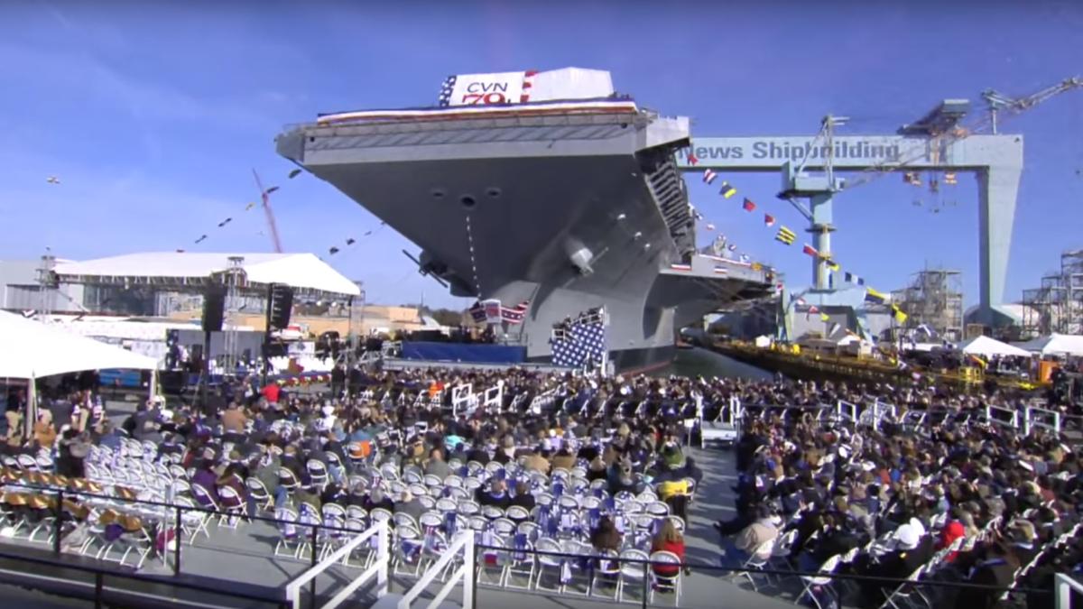 US Navy a botezat cel mai nou portavion