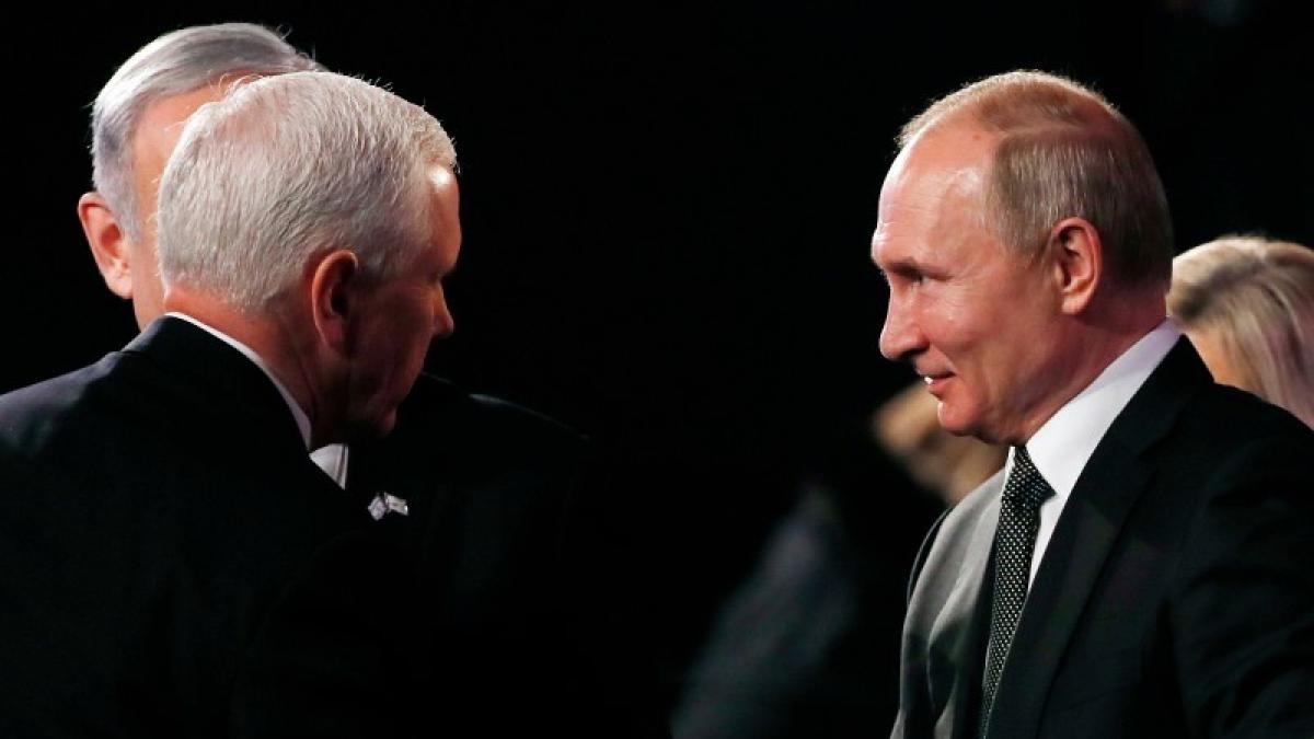 Ierusalim: Putin a trecut pe lângă Pence și i-a salutat doar pe Macron și prințul Charles (Video)