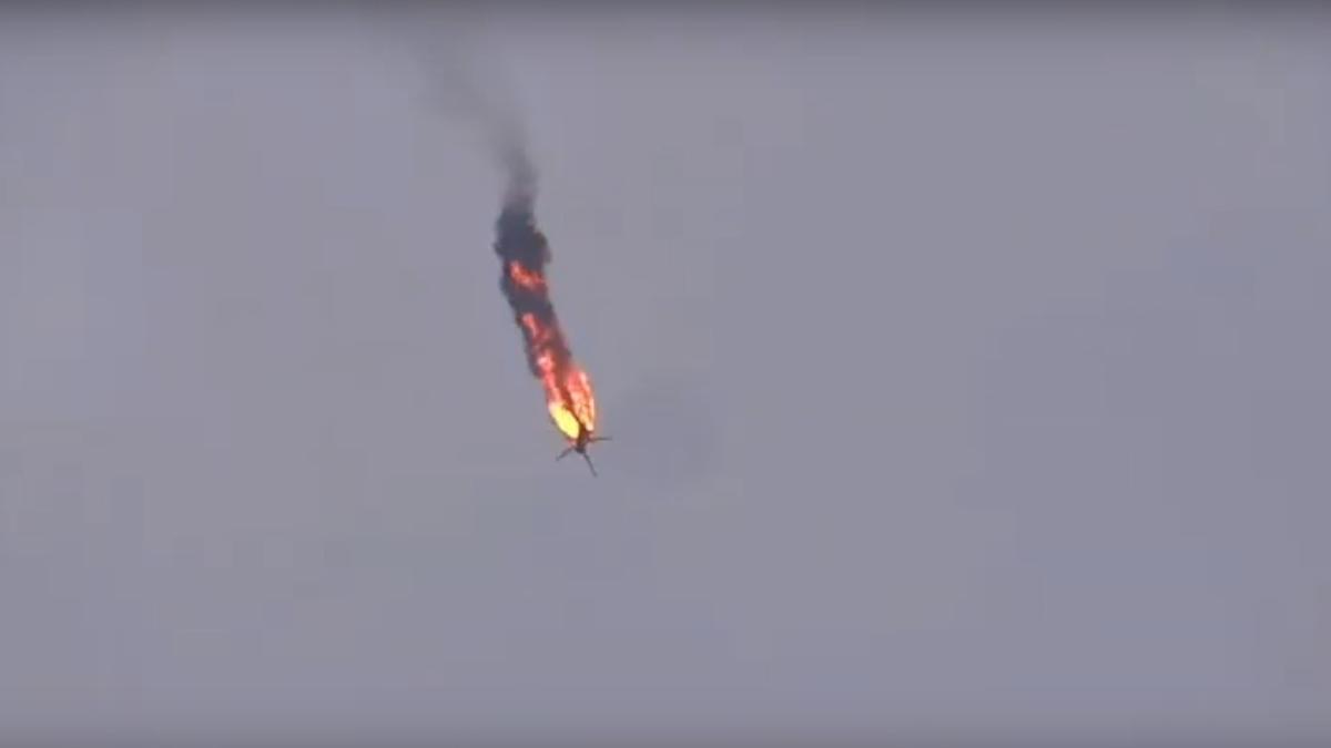Elicopter militar, doborât în Siria. Atacul a fost atribuit forțelor Turciei (VIDEO)