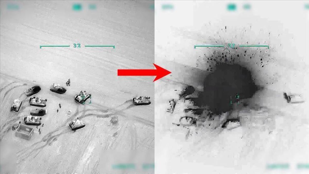 Turcia a răspuns după atacul trupelor lui Assad: Zeci de bombardamente asupra blindatelor siriene - Video