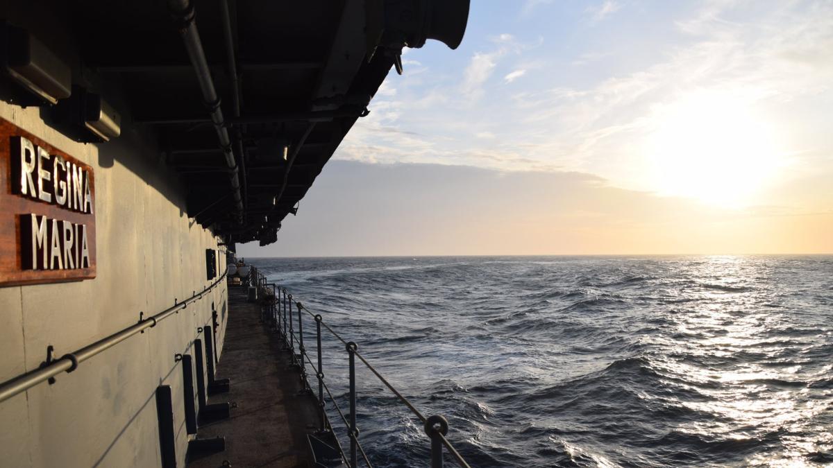 Fregata Regina Maria și alte patru nave NATO efectuează o vizită în portul Poti din Georgia (Foto/Video)