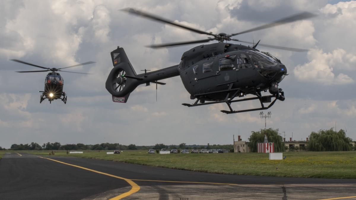 Ungaria a primit din Germania încă două elicoptere Airbus H145M (Foto/Video)