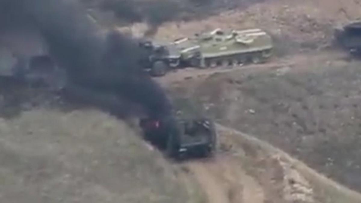 Nagorno-Karabah | Armenia a distrus un convoi militar azer (Foto/Video), iar Azerbaidjan foloseste lansatoare de rachete TOS