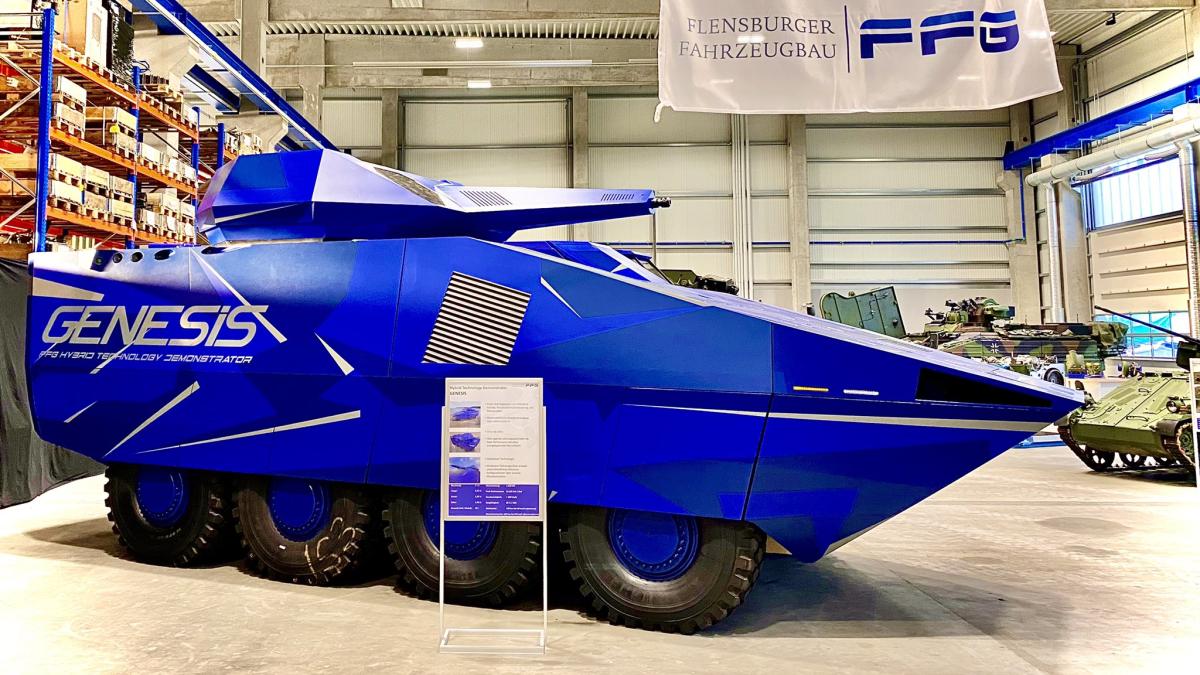 Faceţi cunoştinţă cu Genesis 8x8, primul transportor blindat hibrid construit de industria germană de apărare (Foto/Video)