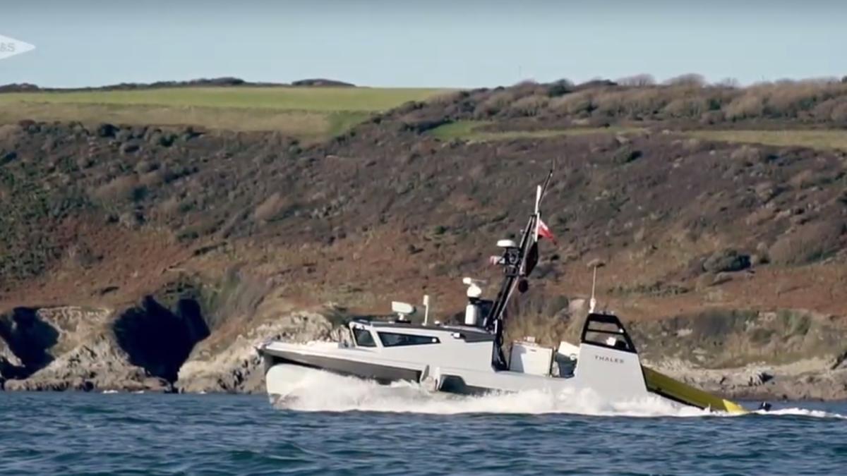 Franța cumpără drone navale anti-mină de la Thales