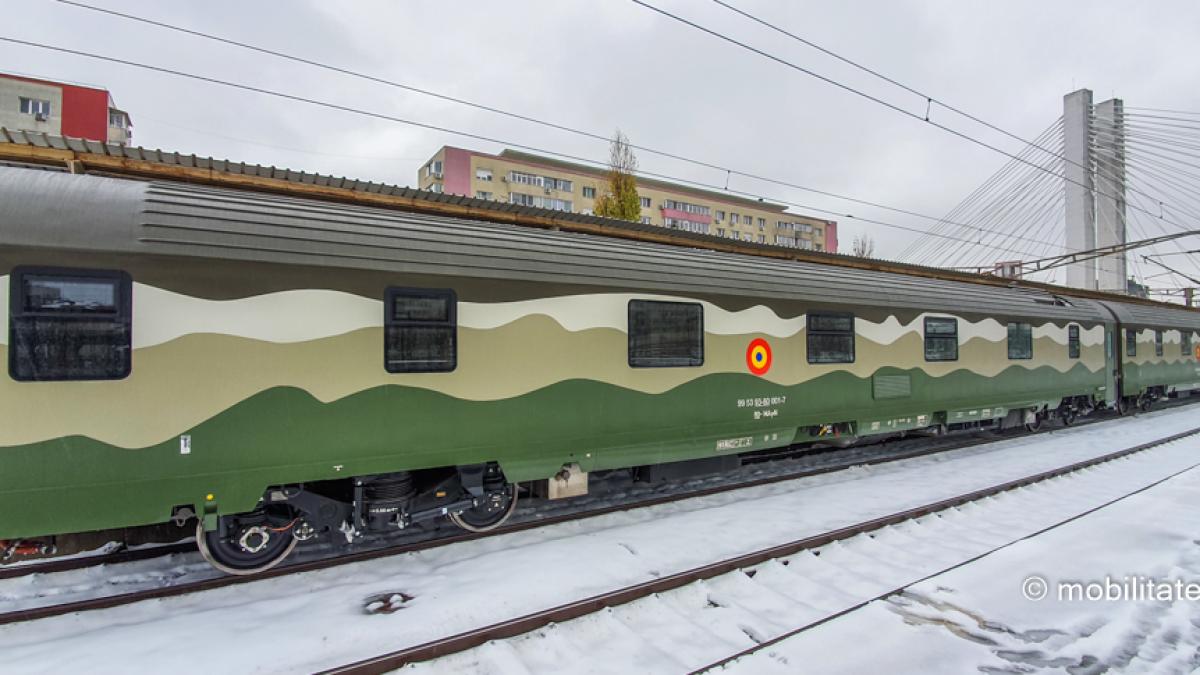 Lot de 8 vagoane noi pentru MApN, livrat de Astra Vagoane Arad (Foto/Video)