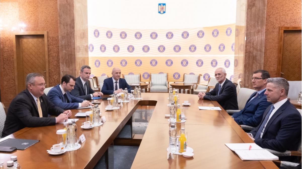 Nicolae Ciucă, întâlnire cu vicepreședintele companiei americane de armament Lockheed Martin