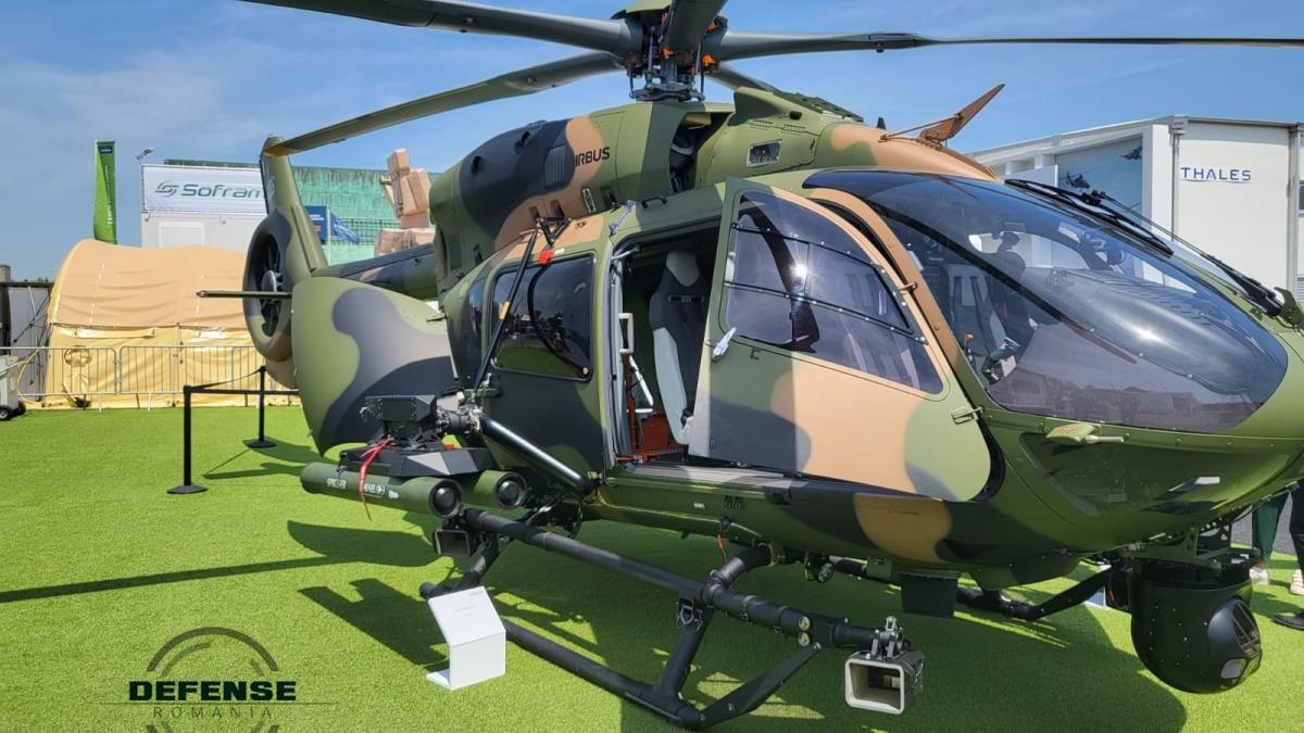 După ce a lansat în România noua rachetă antitanc SPIKE ER, elicopterul H145M a fost prezentat în Franța. Airbus așteaptă programul României