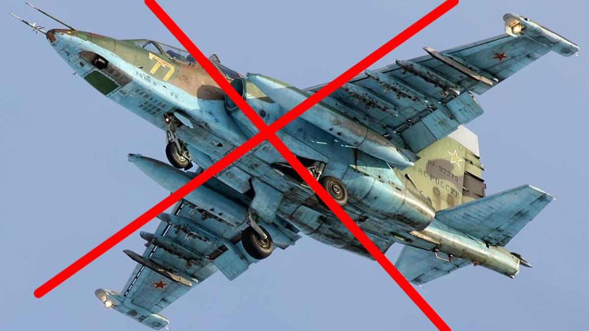 Avion rusesc Su-25 doborât la Bakhmut: A fost utilizat un sistem portabil de rachete sol-aer (MANPADS) Piorun