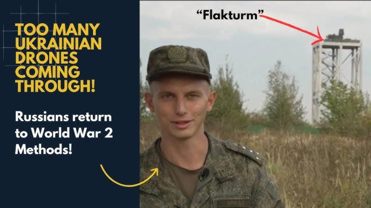 Forţele Armate Ruse construiesc "Flakturm" pentru a contracara dronele ucrainene (Foto): Se încearcă protejarea Mosocovei cu ''turnuri de apărare antiaeriană''