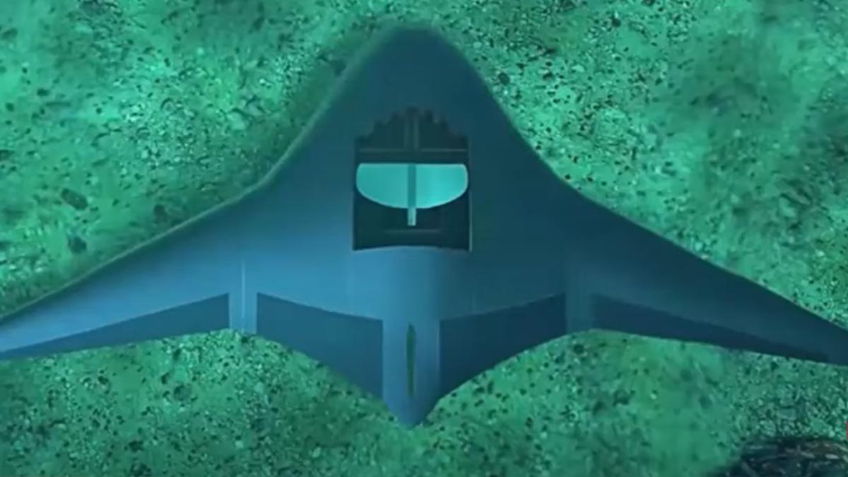 Varianta chineză a Manta Ray americană (Video). China investește masiv în drone biomimetice iar peștii artificiali chinezi sunt tot mai mari și performanți