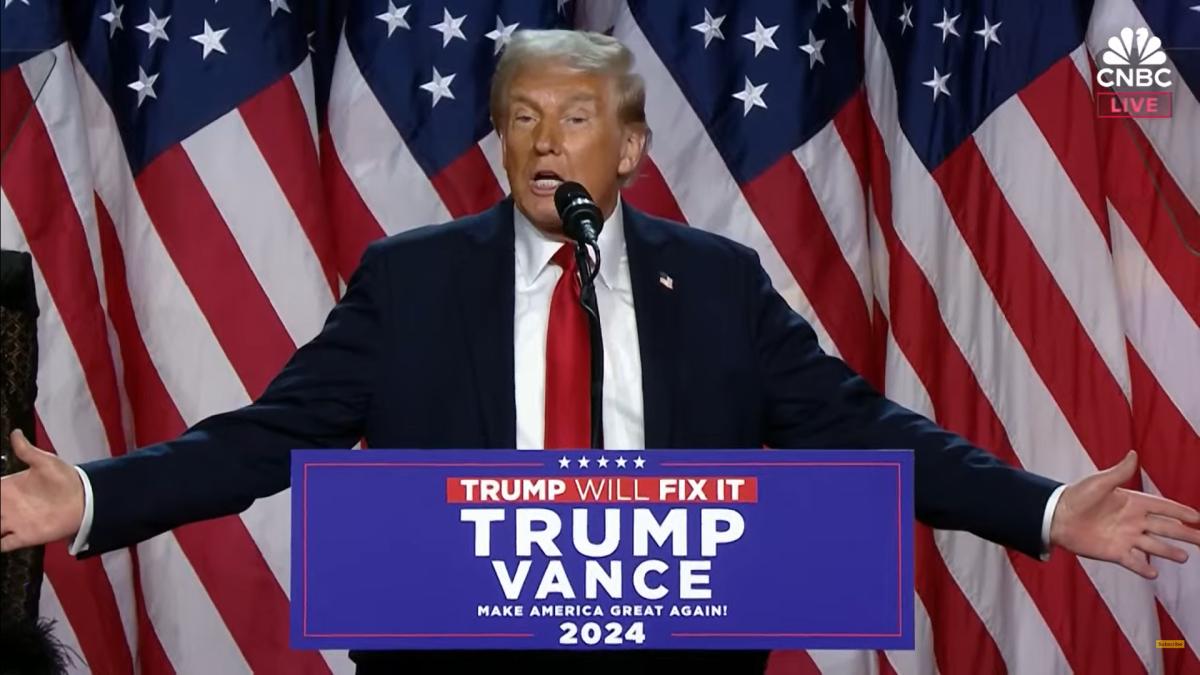 Donald Trump, prima declarație după alegeri: O să fie cu siguranţă Epoca de Aur a Statelor Unite. Nu voi începe războaie, ci le voi opri