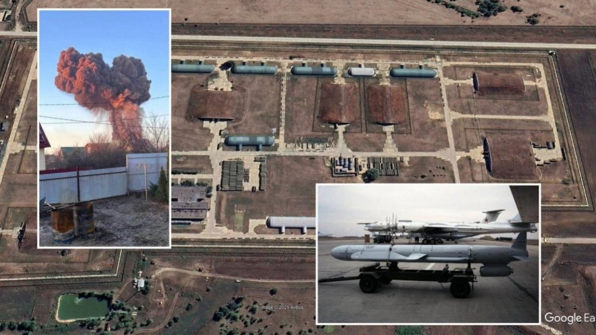 Ucrainenii nu slăbesc atacurile asupra bazei ruse Engels (Foto/Video): Depozitul cu rachete de croazieră pentru bombardierele Tu-95 si Tu-160 a fost lovit puternic cu drone