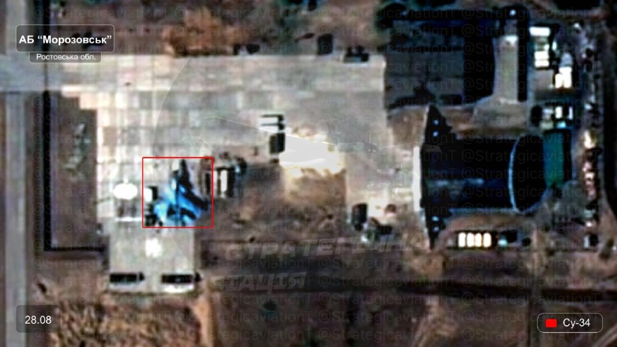 De ce ar ține Rusia un avion Su-34 în aer liber la baza aeriană Morozovsk? Imagini din satelit surprind paradoxul apărării aeriene ruse