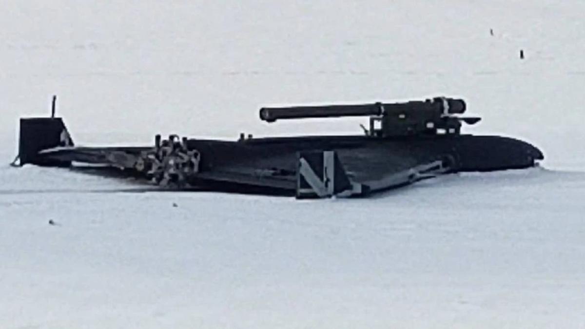 UAV rusesc Shahed, echipat cu Verba MANPADS, doborat de ucraineni. Sursa foto: X/Militarny.