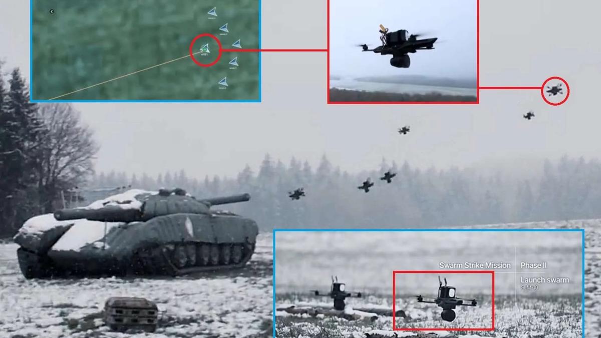 Sfârșitul erei „un om, o dronă”: Cum transformă programul „Swarm Forge” câmpul de luptă într-un laborator condus de inteligența artificială (FOTO/VIDEO)