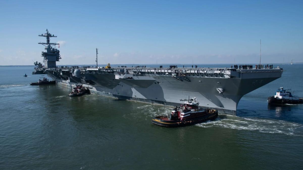 USS John F. Kennedy, noul portavion american de ultimă generație din clasa Ford