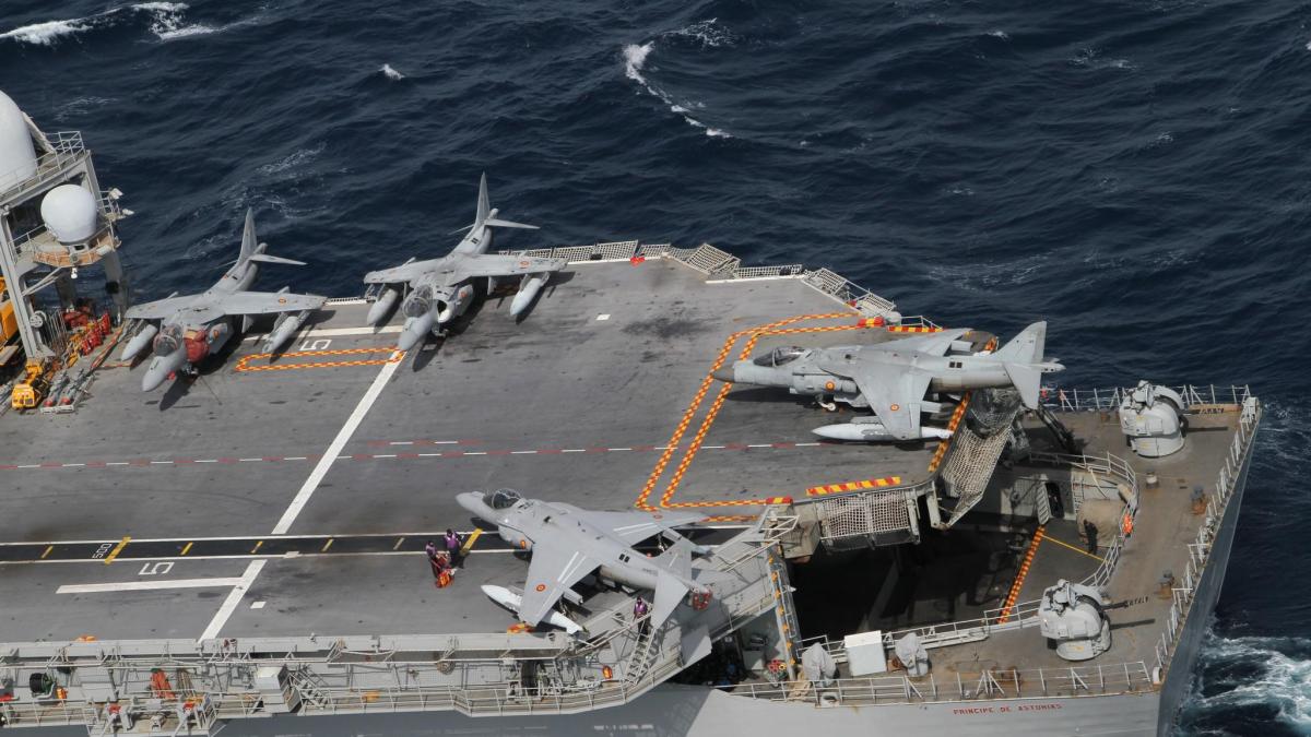 AV-8B Harrier II spania fortele navale