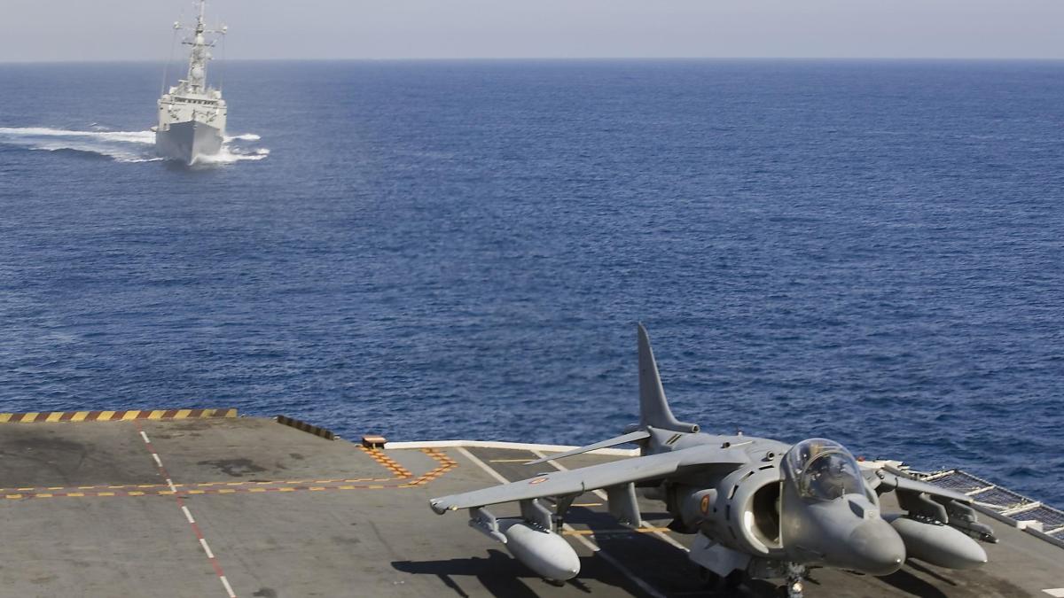 AV-8B Harrier II spania marina