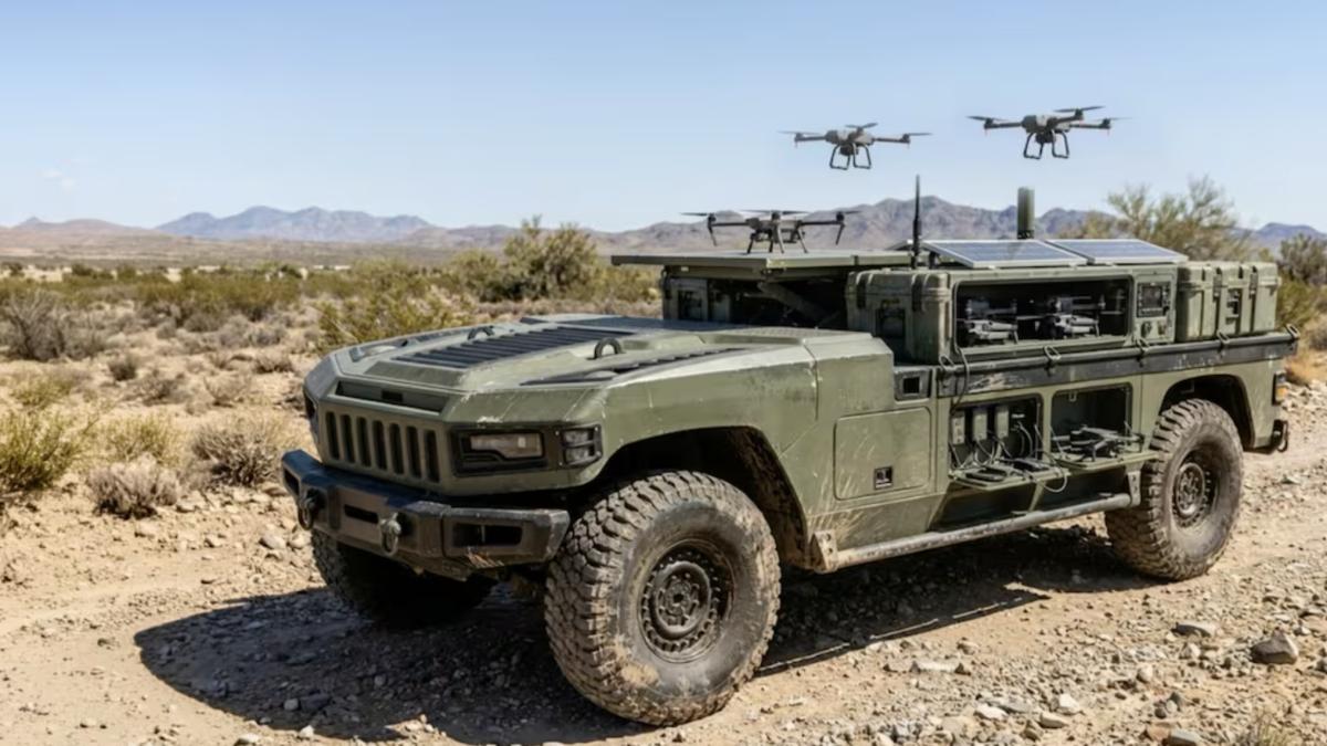 UGV produs de AM General, producătorul Humvee. Photo source: AM General