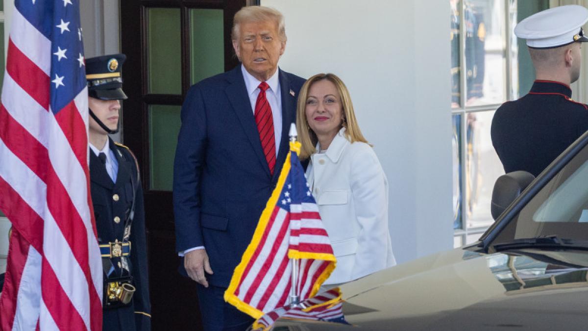 giorgia melonia trump