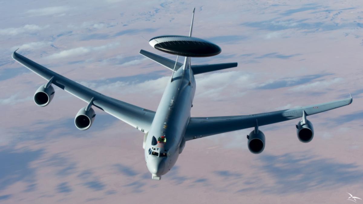 E-3F AWACS frata