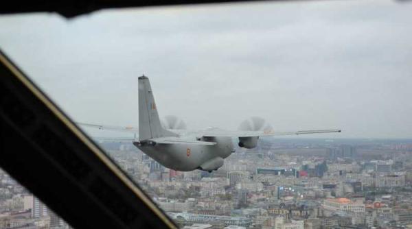 Misiune umanitară, aeronavă a Forțelor Aeriene Române