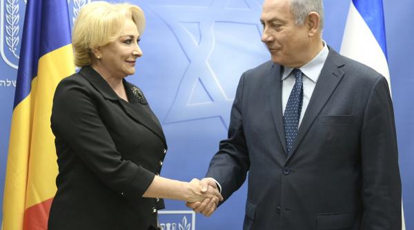 Viorica Dăncilă, întâlnire cu Benjamin Netanyahu