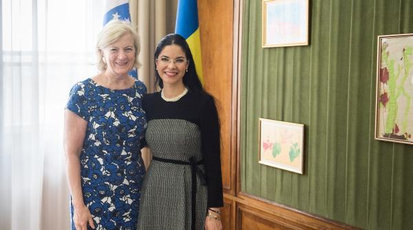 Ana Birchall, discuții cu Elisabeth Millard. Proiecte pentru aprofundarea Parteneriatului Strategic cu SUA