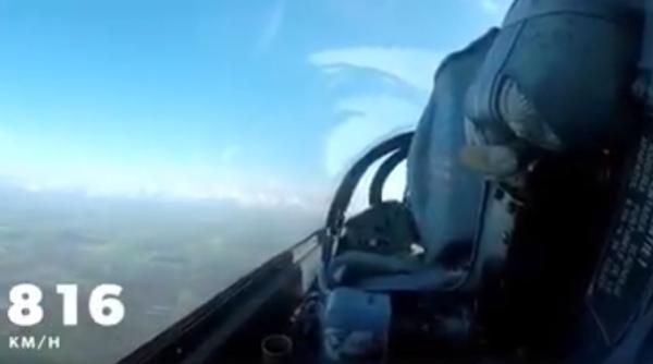 MiG 21 Lancer, la 14.000 de metri altitudine şi 1.600 km/h . Video spectaculos